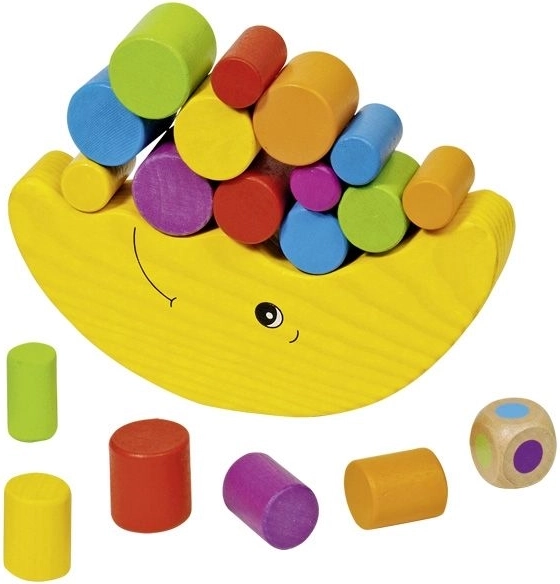 Goki balans igra Mjesec – drvena obiteljska igra za razvoj motorike