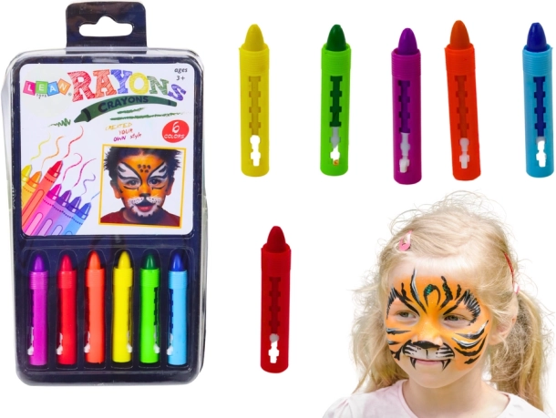 Šareni Boje Za Lice 6 Komada