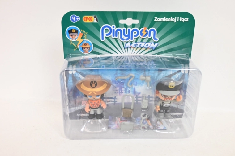 Epee PinyPon Action set of 2 figures – traveler and police officer
