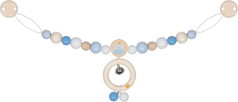 Pram stroller chain with clips - 1 piece