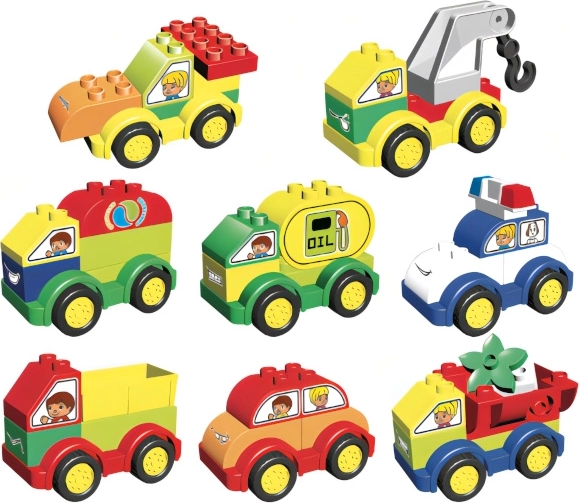 L-W Toys Junior kocke automobili, 62 kom