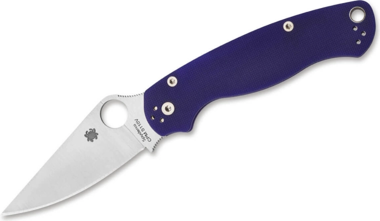 Spyderco Para 3 tamnoplavi sklopivi džepni nož 8,7 cm