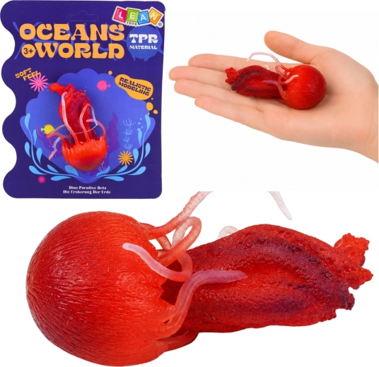 Gumena figurica meduze – realistična morska životinja 9 cm