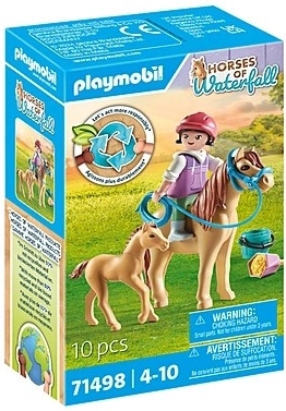 PLAYMOBIL Konji: dijete s ponijem i ždrijebetom