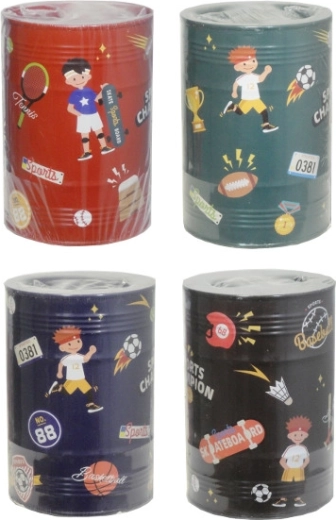 Limena kasica s sportskim motivom