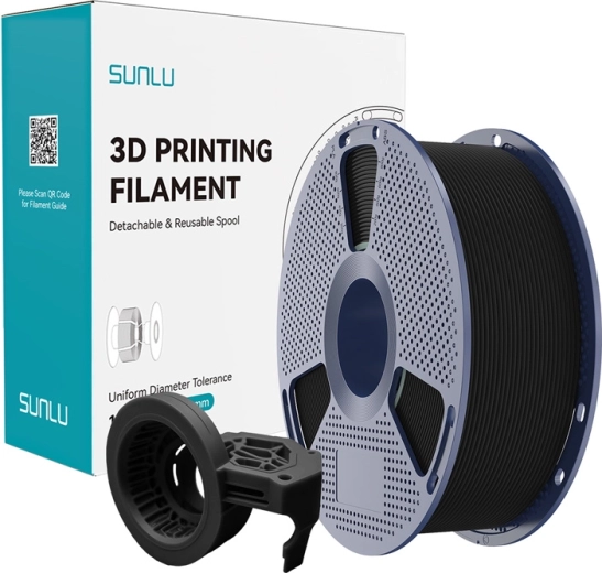 Sunlu PETG matirani filament visoke brzine – crni