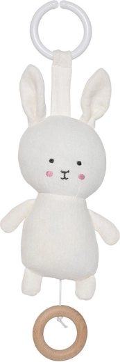Jabadabado Bunny textile musical bunny, white