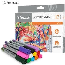 Set akrilnih markera 12 kom