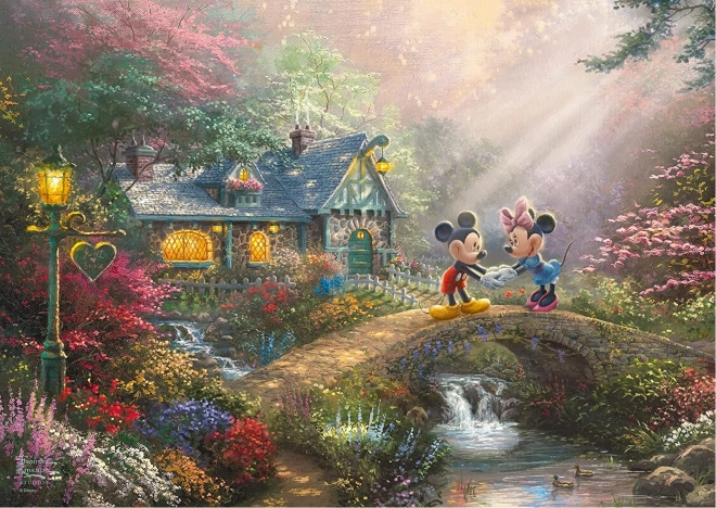 Puzzle u limenoj kutiji Mickey & Minnie 500 dijelova