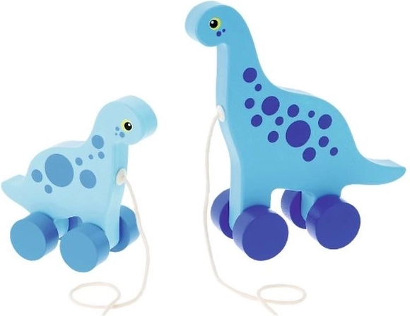Trefl drvena vučna igračka dinosauri sauropod