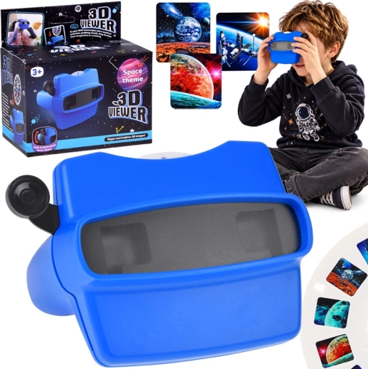 3D Kosmos stereoscope with 14 space images