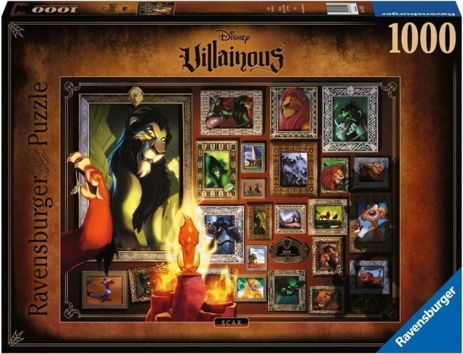 Ravensburger puzzle Villainous: Scar 1000 dijelova