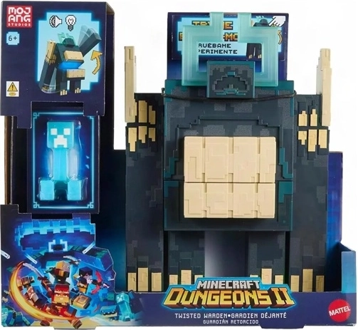 Interaktivna figurica Minecraft Dungeons napadački Warden s Creeperom