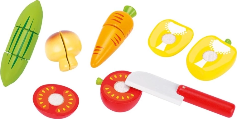 Vegetables Cut into Turnips