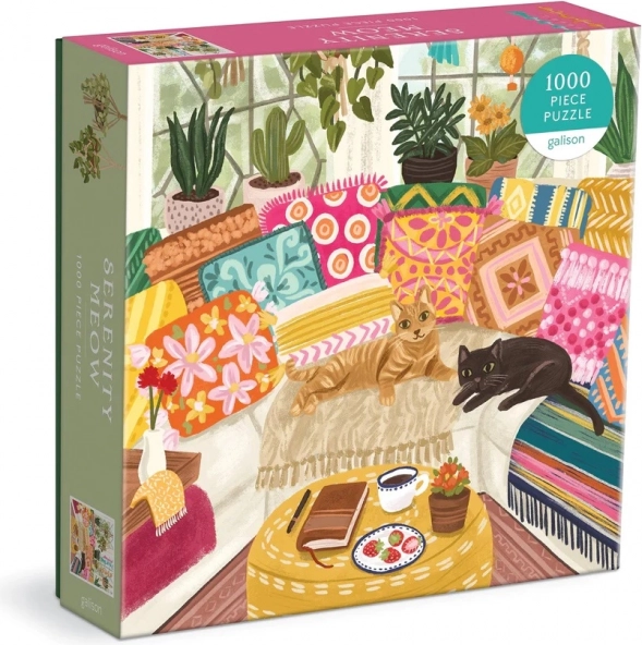 Galison puzzle Odmarajuće mačke 1000 dijelova