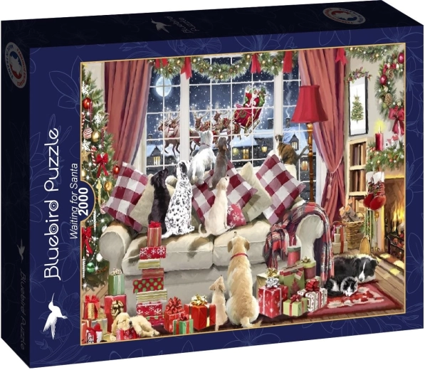 Bluebird puzzle Čekání na Santu 2000 dijelova
