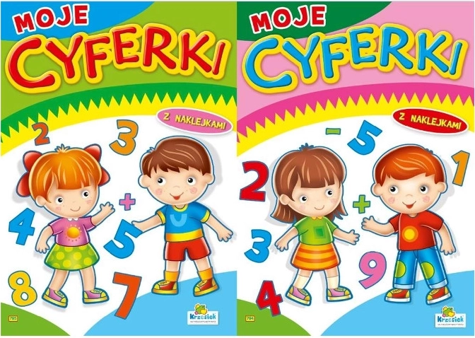 Bojanke Moji brojevi A4 s naljepnicama