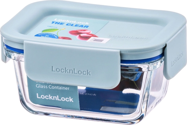 Staklena posuda Clear pravokutna 160 ml, mint