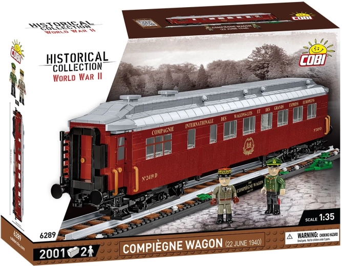 COBI Historical Compiègne Carriage, 22 June 1940, 1:35