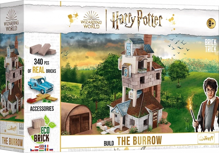 Konstruktorski set Brick Trick Harry Potter – Jazbina obitelji Weasley od pravih cigli
