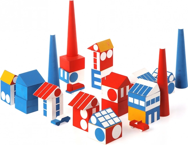 Vilac tvornički gradić Ladislava Sutnara – drvena konstrukcijska igračka