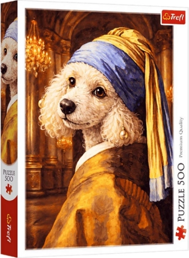 Puzzle od 500 dijelova Pudlica s biserom