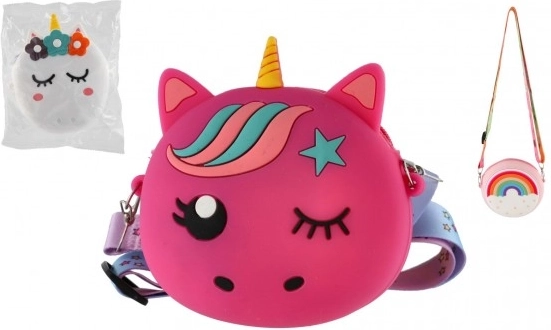 Dječja silikonska torbica s trakicom - razne boje