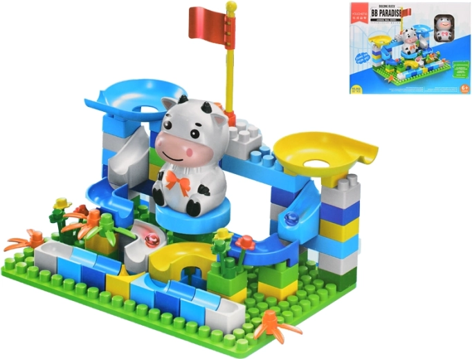 Konstrukcijski set sa stazom i životinjicom, 93 dijelova