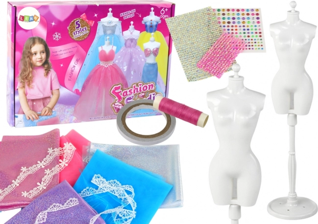 Kreativni likovni set za izradu haljina za lutke