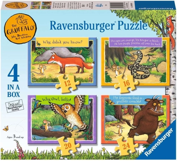 Ravensburger puzzle Gruffalo: bajkovite priče 4u1