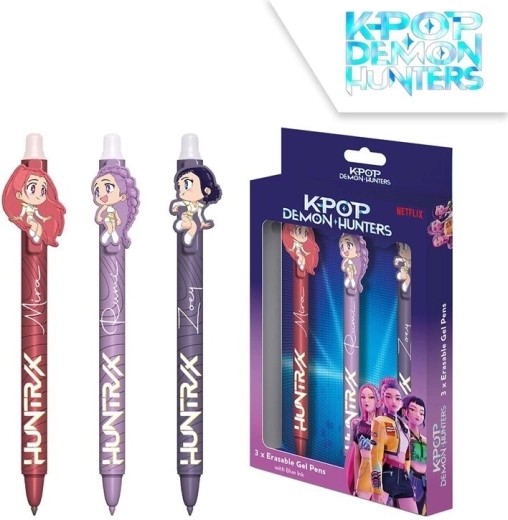 Set od 3 brisivih olovka K-POP Demon Hunters
