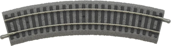 Piko zakrivljena tračnica R1 s postoljem