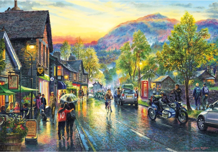 Puzzle GIBSONS Grasmere u sumraku 500 dijelova