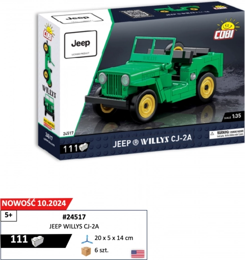 Model JEEP WILLYS CJ-2A 1:35 set COBI