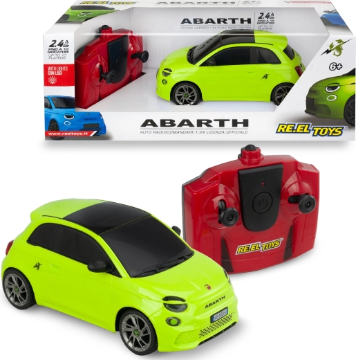 RC auto Abarth 500e 1:24 na daljinsko upravljanje, zeleno - 1 komad