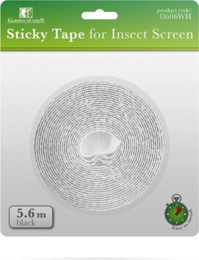 Self-adhesive tape for insect screen