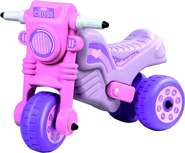 Ružičasta guralica Cross Motor 1 59 × 38 × 45 cm