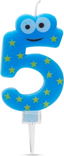 Number 5 Birthday Candle