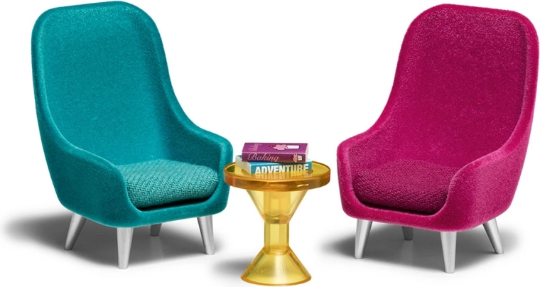 Lundby set fotelja i stolića za kućicu za lutke