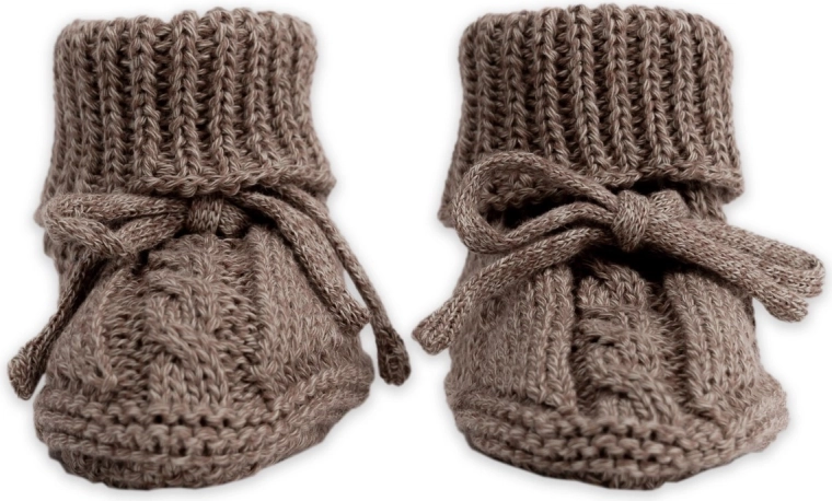 Lodger pletene papučice knit cable buffalo 0–6 mjeseci - 1 komad