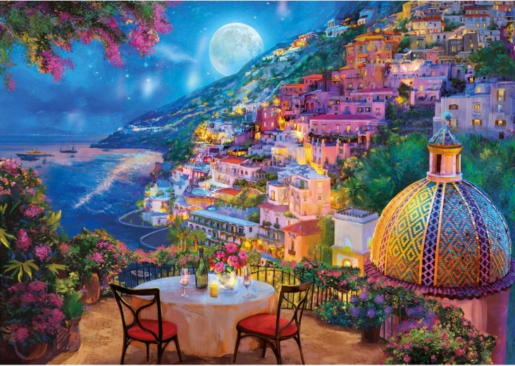Educa puzzle Noćni Positano 2000 dijelova