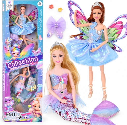 Set lutaka vila Leptirić i sirena 2 u 1