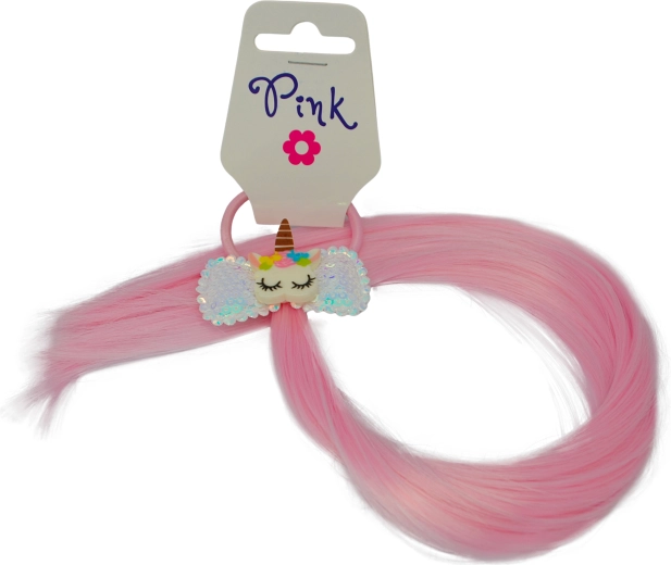 Hair Clip with Braided Extension Unicorn