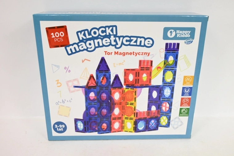 SmilyPlay magnetic building set 100 pieces with marble run