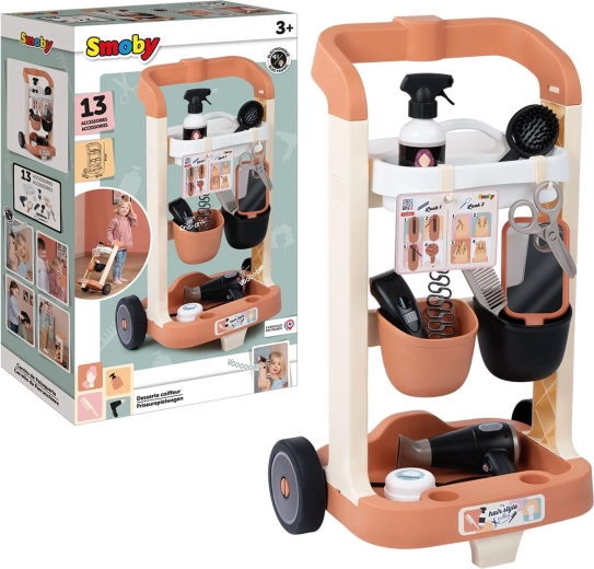 Cart for a little hairdresser with accessories