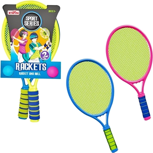 Dječji teniski set s 2 reketa i 2 loptice