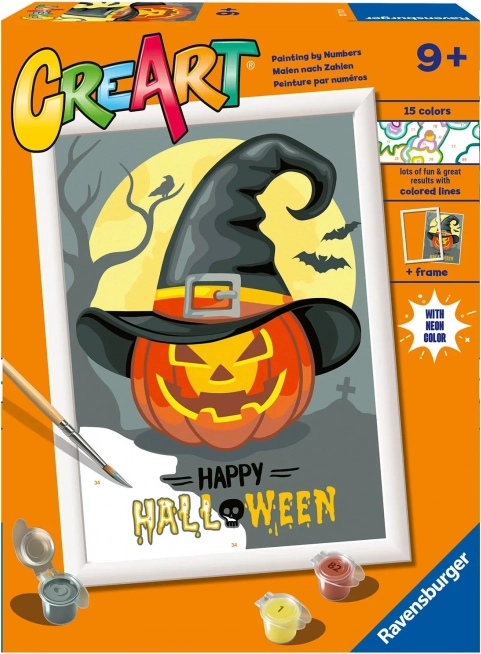 creart happy halloween slikanje po brojevima