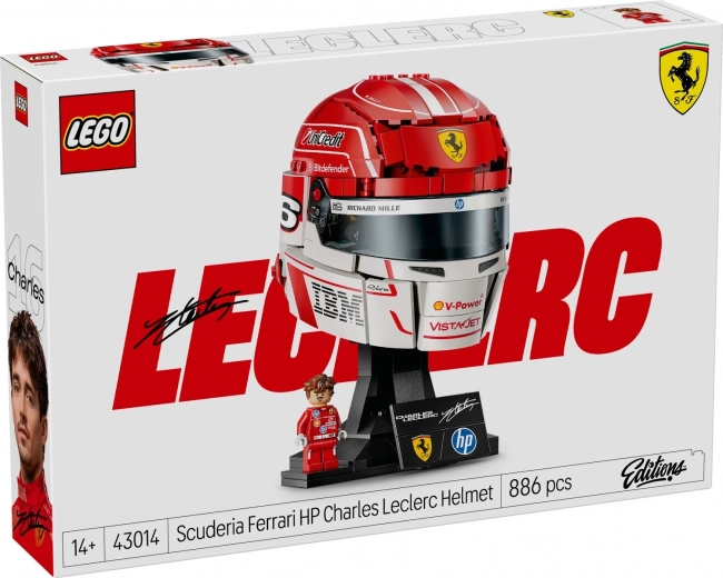 LEGO Editions Helmet Charles Leclerc Scuderia Ferrari HP