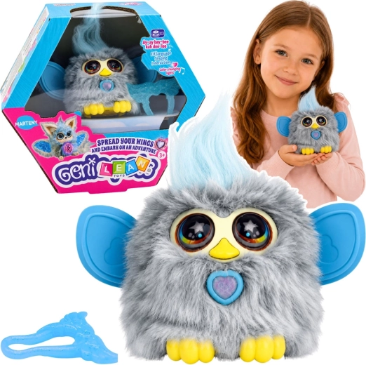 Interaktivno stvorenje Genie Pets sa svjetlima i zvukovima, sivo