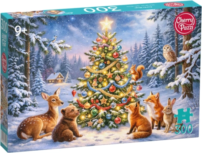 Cherry Pazzi Christmas in the Forest puzzle, 300 pieces